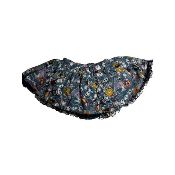 Nightmare Before Christmas-Inspired Toddler Girls Skirt 7-Inch Waist Handmade - Picture 1 of 6